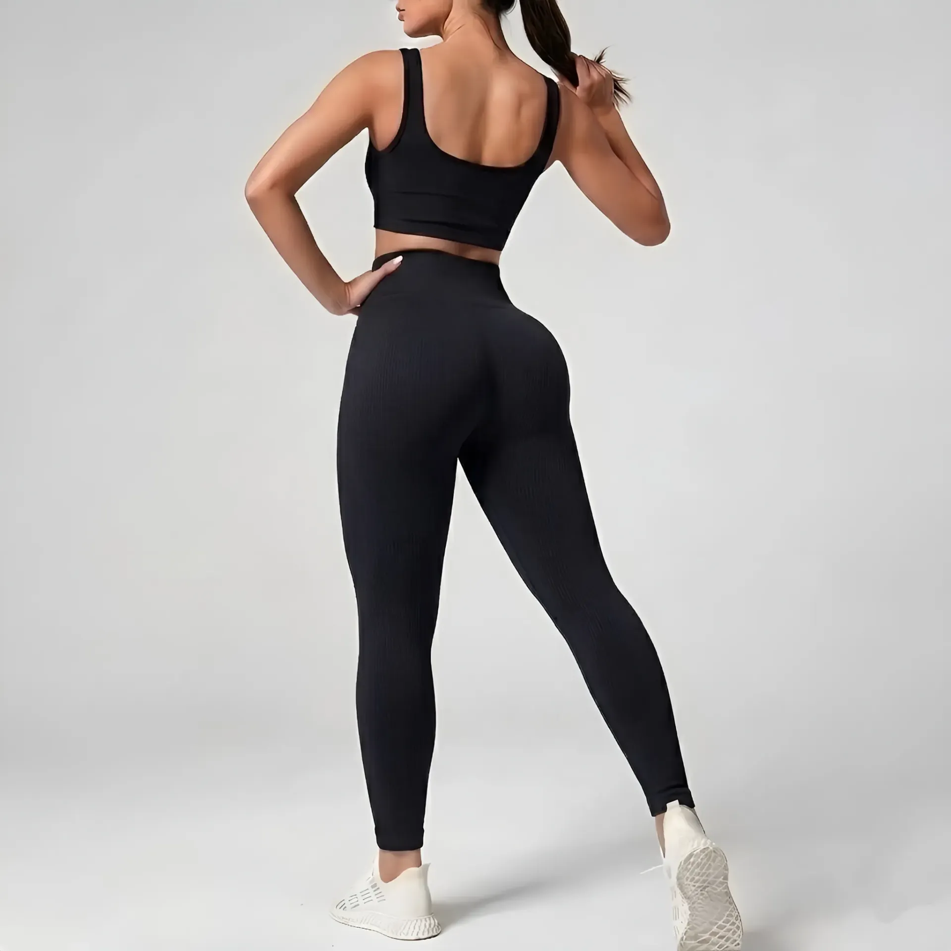 Ribbed Sport Leggings (L)
