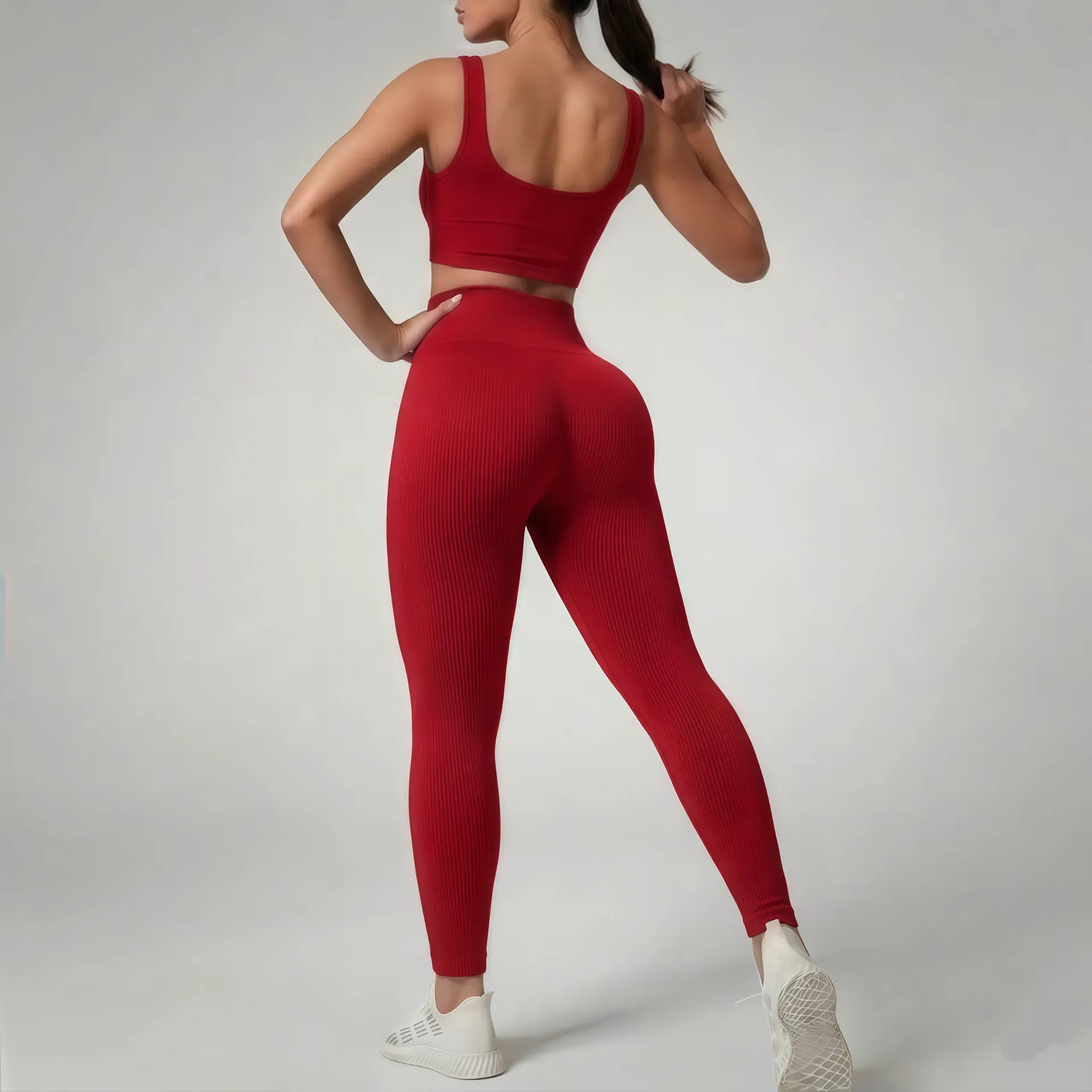 Ribbed Sport Leggings (M)