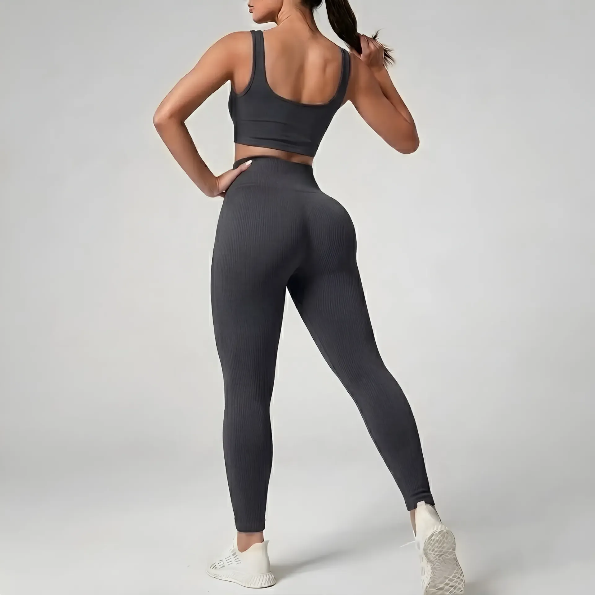 Ribbed Sport Leggings (M)