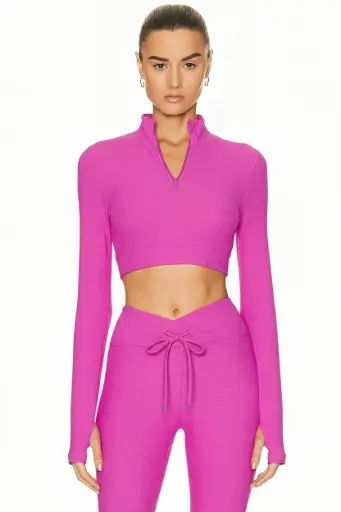 طقم رياضي مضلع2ق فوشيا